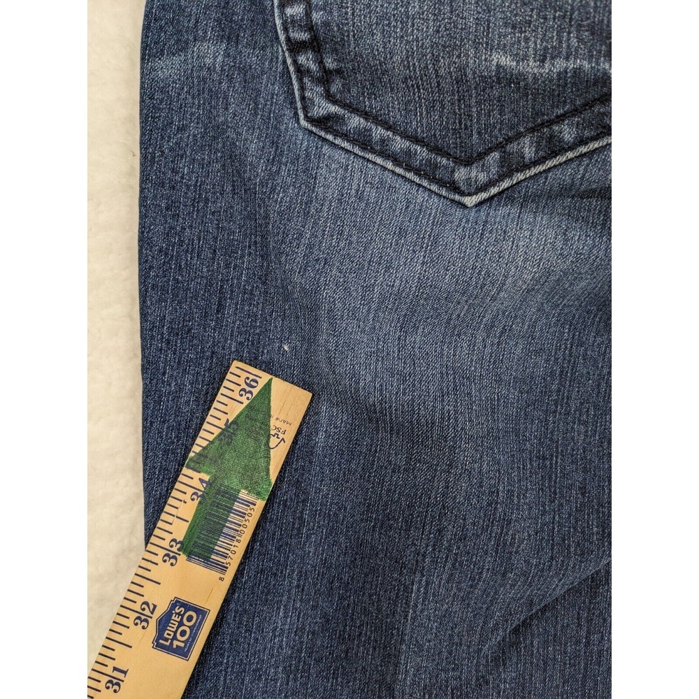 Miss Me Wild Flower Mid Rise Embellished Front Inseam (33") Jeans Size 29 - Picture 15 of 16